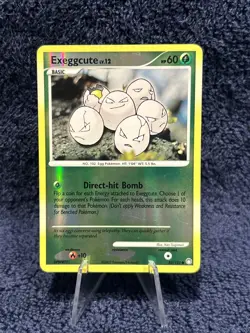 Pokemon Card D&P Mysterious Treasures Reverse Holo Exeggcute 82/123. - Image 1