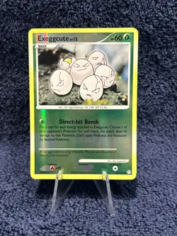 Pokemon Card D&P Mysterious Treasures Reverse Holo Exeggcute 82/123. - Image 2