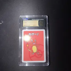 CGC 10 Pristine Charmander Old Maid 2019 Japanese Pokemon Card - Image 1