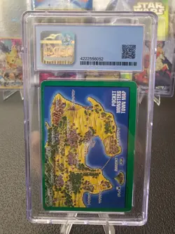 1996 MAP CARD 1 BANDAI CARDDASS POKEMON PART 1 CGC 5.5 - Image 2
