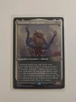 Zhulodok, Void Gorger Commander Masters Foil Etched THICK CARD Commander - Image 1