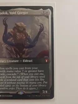 Zhulodok, Void Gorger Commander Masters Foil Etched THICK CARD Commander - Image 2