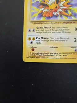 Pokemon TCG Jolteon Jungle 20/64 Regular Rare Non-Holo Card - Image 2