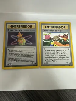 Pokemon TCG Spanish 1st Edition Trainer & Energy Card Lot — Fresa, Carga - Image 1