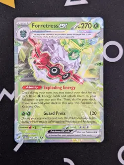 Forretress ex - 005/193 - Pokemon Paldea Evolved Ultra Rare Card NM - Image 1