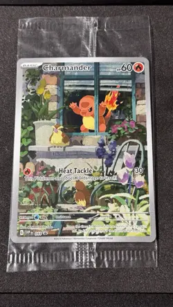Charmander 044 Sv: Scarlet & Violet Promo Cards Holo Pokemon Black Star Sealed - Image 1