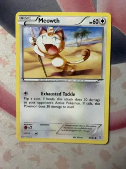 Meowth Common Generations 53/83 NM English Pokemon Card - Image 1