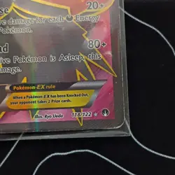 Pokemon TCG Darkrai EX Full Art Ultra Rare 118/122 Breakpoint Holo 2016 Card - Image 5