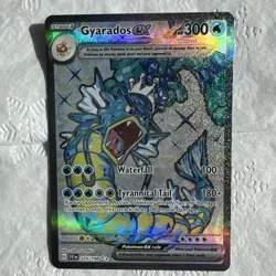 Pokemon Gyarados EX TCG Special Illustration Rare Card 225/198 Scarlet & Violet - Image 1