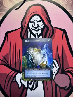 Sorcery Contested Realm TCG Arthurian Legends Merlin UNIQUE non foil ! - Image 1