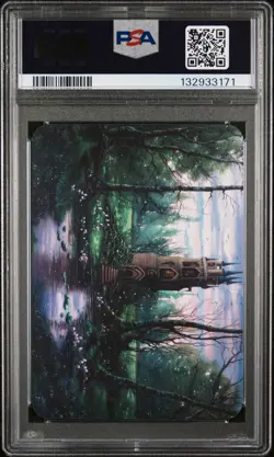 2024 SORCERY: CONTESTED REALM ARTHURIAN LEGENDS FOIL MERLIN'S TOWER PSA 9 - Image 2