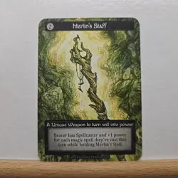 Merlin's Staff Non Foil Unique Sorcery Contested Realm Arthurian Legends - Image 1
