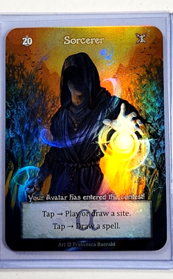 Sorcery Contested Realm TCG Alpha Foil Box Topper Sorcerer Avatar - Image 1