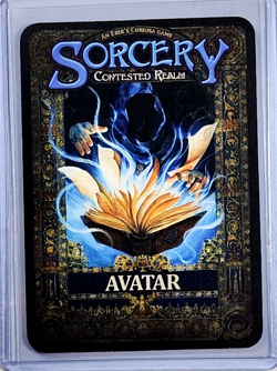Sorcery Contested Realm TCG Alpha Foil Box Topper Sorcerer Avatar - Image 2