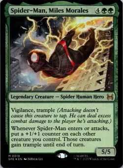 Spider-Man, Miles Morales 18 Marvel's Spider-Man: Eternal-Legal NM MTG - Image 1