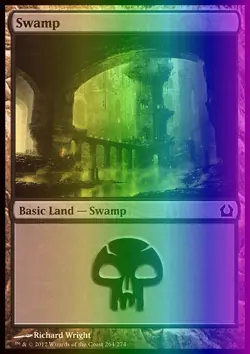 MTG Magic the Gathering Swamp (264/286) Return to Ravnica NM FOIL - Image 1