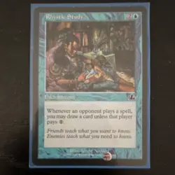Magic: The Gathering Rhystic Study Enchantment Prophecy Regular Blue Common - Image 1