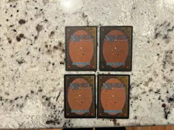 Mtg Brainstorm x4 - Magic the Gathering Brainstorm Playset Played - Image 2