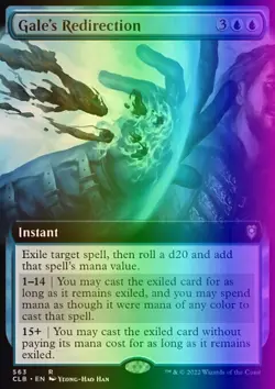 Gale's Redirection (563/1023) Commander Legends Battle for Baldur's Gate LP FOIL - Image 1