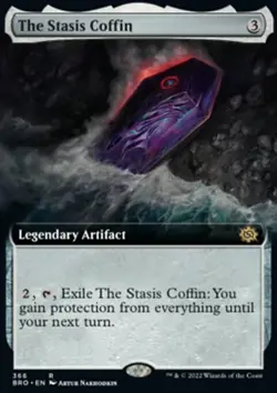 MTG Magic the Gathering The Stasis Coffin (366/399) The Brothers' War NM - Image 1