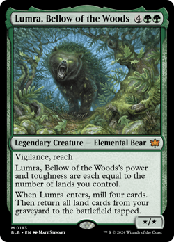 x1 Lumra, Bellow of the Woods BLB Bloomburrow MTG 183 MYTHIC M/NM 1x - Image 1