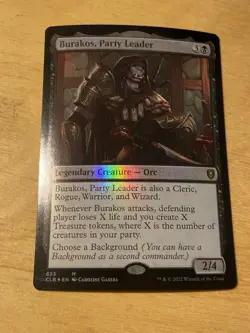 Burakos, Party Leader FOIL Commander Legends: Battle for Baldur's Gate NM MTG - Image 1