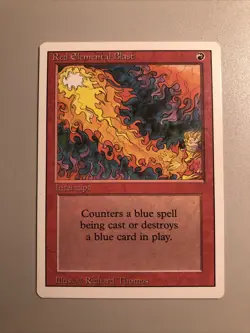 NM Red Elemental Blast Revised Edition (Check Pics) MTG TCG - Image 1