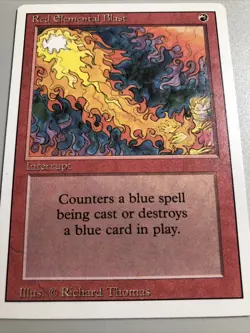NM Red Elemental Blast Revised Edition (Check Pics) MTG TCG - Image 2