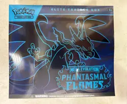 Pokemon TCG: Mega Evolution Phantasmal Flames Elite Trainer Box ETB - Image 1
