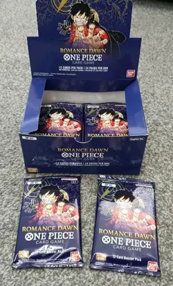 Bandai One Piece OP-01 Romance Dawn Booster Pack UK ENGLISH Version New Sealed - Image 1