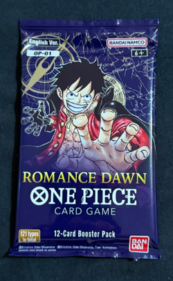 One Piece OP-01 Romance Dawn Booster Pack Factory Sealed ENGLISH - Image 1