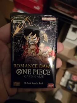 Romance Dawn 1x Booster Pack One Piece Card TCG OP-01 English OP01 New/Sealed !! - Image 1