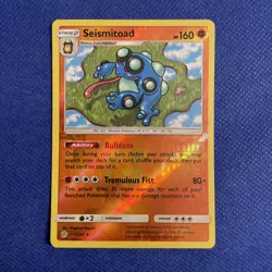 Seismitoad 117/236 Cosmic Eclipse Reverse Holo Pokemon TCG - NM - Image 1