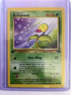 Pokemon Bellsprout 49/64 Jungle 1st Edition 1999 TCG - Image 1