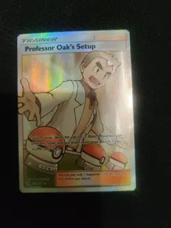 Pokemon TCG Holo Ultra Rare Full Art Professor Oaks Setup NM/M Pack Fresh - Image 3
