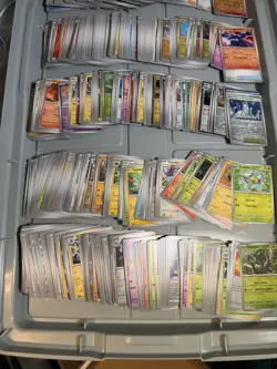 Pokemon Card Bulk Box Over 4000 Cards From Mega And Scarlet Violet 151 Etc - Image 1