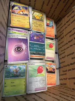 Pokemon Card Bulk Box Over 4000 Cards From Mega And Scarlet Violet 151 Etc - Image 4
