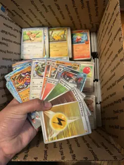 Pokemon Card Bulk Box Over 4000 Cards From Mega And Scarlet Violet 151 Etc - Image 5