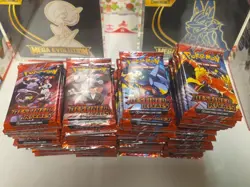 Lot of 130 Pokemon TCG Scarlet & Violet Destined Rivals Booster Packs Sealed - Image 1