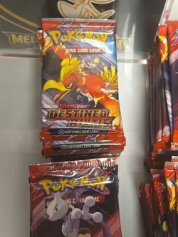 Lot of 130 Pokemon TCG Scarlet & Violet Destined Rivals Booster Packs Sealed - Image 4