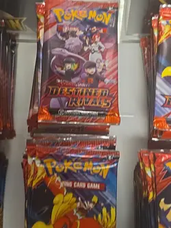 Lot of 130 Pokemon TCG Scarlet & Violet Destined Rivals Booster Packs Sealed - Image 5