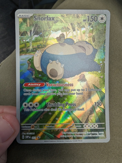 Pokemon 151 ENGLISH - SNORLAX - SEALED - BLACK STAR PROMO HOLO - SVP 051 - Image 1