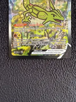 Rayquaza Vmax #20 - Holo Foil Gen 1 - After Skool Hobby Fan Art - Pokemon - Image 2