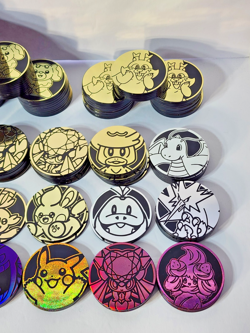 Pokemon TCG Official Flip Coin Lot Plastic - x207 Coins - Vintage - Image 3