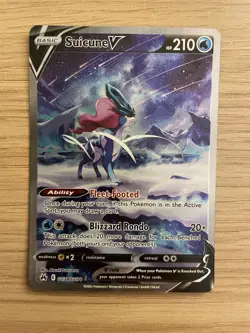2023 Pokemon Sword & Shield Crown Zenith Galarian Gallery #GG38/GG70 Suicune V - Image 1