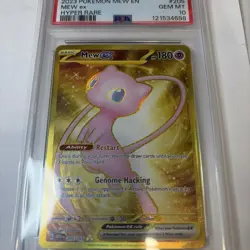 2023 Pokemon Mew En-151 #205 Mew Ex Hyper Rare PSA 10 GEM MT - Image 2