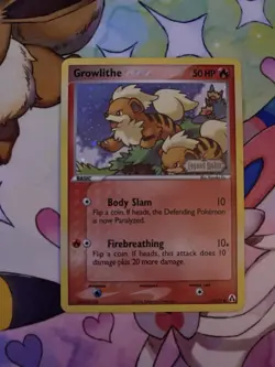 Pokemon TCG Growlithe Legend Maker 55/92 Reverse Holo Common Basic 50HP English - Image 1