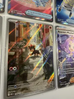 Pokemon Mega Evolution FULL ART Lot Night stretcher Acerola's Mischief Snover - Image 5