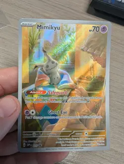 Pokemon TCG Mimikyu 075 S&V: Paldean Fates ETB Black Star Promo NM Condition #75 - Image 1