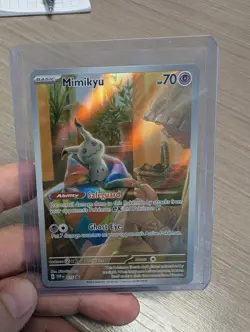 Pokemon TCG Mimikyu 075 S&V: Paldean Fates ETB Black Star Promo NM Condition #75 - Image 3